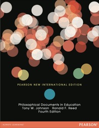 Imagen de portada: Philosophical Documents in Education: Pearson New International Edition 4th edition 9781292041438
