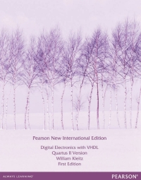 Cover image: Digital Electronics with VHDL (Quartus II Version) 1st edition 9781292039435