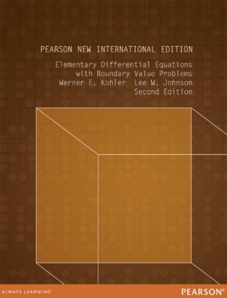 Cover image: Elementary Differential Equations with Boundary Value Problems 2nd edition 9781292039312
