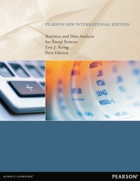Cover image: Statistics and Data Analysis for Social Science: Pearson New International Edition PDF eBook 1st edition 9781292041230