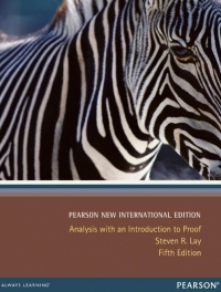 Imagen de portada: Analysis with an Introduction to Proof: Pearson New International Edition 5th edition 9781292040240