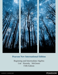 Imagen de portada: Beginning and Intermediate Algebra, Pearson New International Edition 5th edition 9781292040837