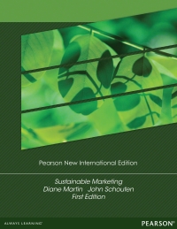 Cover image: Sustainable Marketing: Pearson New International Edition 1st edition 9781292040899