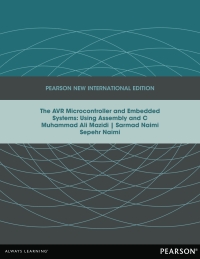 Imagen de portada: AVR Microcontroller and Embedded Systems: Pearson New International Edition 1st edition 9781292024516