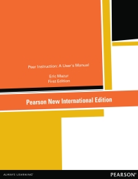 Cover image: Peer Instruction: Pearson New International Edition 1st edition 9781292039701