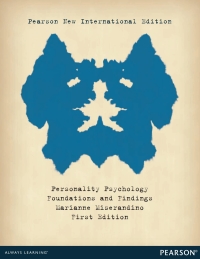 Titelbild: Personality Psychology: Pearson New International Edition 1st edition 9781292039176