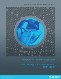表紙画像: Literature for Today's Young Adults: Pearson New International Edition 9th edition 9781292041414
