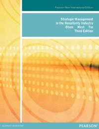 Imagen de portada: Strategic Management in the Hospitality Industry: Pearson New International Edition 3rd edition 9781292027418