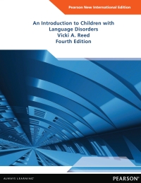 Imagen de portada: An Introduction to Children with Language Disorders: Pearson New International Edition 4th edition 9781292041827