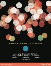 Cover image: Managing Classroom Behavior Using Positive Behavior Supports: Pearson New International Edition 1st edition 9781292041483