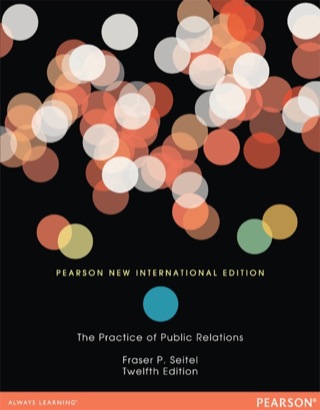 Cover image: The Practice of Public Relations: Pearson New International Edition 12th edition 9781292042244