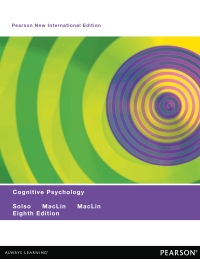 Cover image: Cognitive Psychology: Pearson New International Edition 8th edition 9781292042824