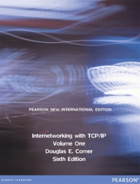 Cover image: Internetworking with TCP/IP Volume One: Pearson New International Edition 6th edition 9781292040813
