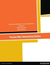 Imagen de portada: Advanced Electronic Communications Systems: Pearson New International Edition PDF eBook 6th edition 9781292027357
