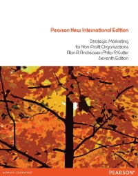 Imagen de portada: Strategic Marketing for Non-Profit organisations: Pearson New International Edition 7th edition 9781292042749