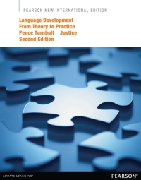 Imagen de portada: Language Development from Theory to Practice: Pearson New International Edition 2nd edition 9781292041421