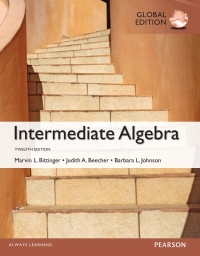Cover image: Intermediate Algebra, Global Edition 12th edition 9781292057705