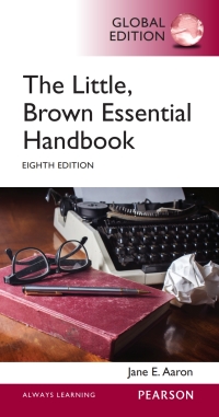 Cover image: Little, Brown Essential Handbook, Global Edition 8th edition 9781292059952