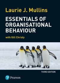 Cover image: Essentials of Organisational Behaviour 3rd edition 9780273757344