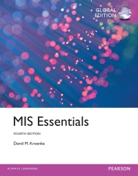 Immagine di copertina: MIS Essentials, Global Edition 4th edition 9781292065298