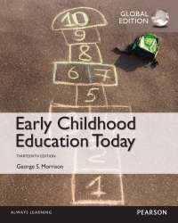 Imagen de portada: Early Childhood Education Today, Global Edition 13th edition 9781292019604