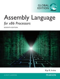 Imagen de portada: Assembly Language for x86 Processors, Global Edition 7th edition 9781292061214