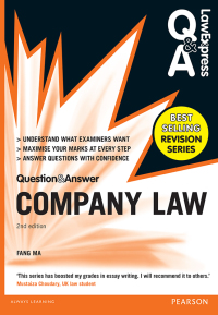 Imagen de portada: Law Express Question and Answer: Company Law (Q&A revision guide) 2nd edition 9781292067308
