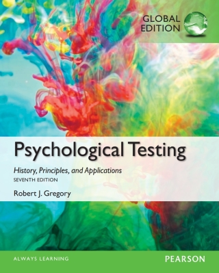 Cover image: Psychological Testing: History, Principles and Applications, Global Edition 7th edition 9781292058801
