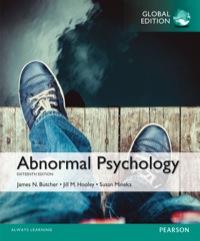 Cover image: Abnormal Psychology, Global Edition 16th edition 9781292069289