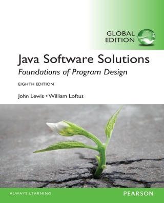 Imagen de portada: Java Software Solutions, Global Edition 8th edition 9781292018232