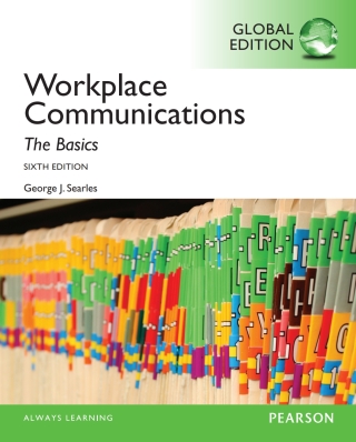 Immagine di copertina: Workplace Communications: The Basics, Global Edition 6th edition 9781292062372