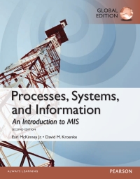 表紙画像: Processes, Systems, and Information: An Introduction to MIS, Global Edition 2nd edition 9781292059419