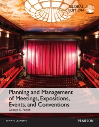Imagen de portada: Planning and Management of Meetings, Expositions, Events and Conventions, Global Edition 1st edition 9781292071749