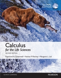 Imagen de portada: Calculus for the Life Sciences, Global Edition 2nd edition 9781292062334