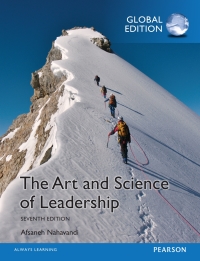 Cover image: The Art and Science of Leadership, CourseSmart, Global Edition 7th edition 9781292060187