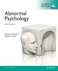Cover image: Abnormal Psychology, Global Edition 8th edition 9781292019635