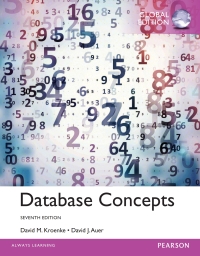 Cover image: Database Concepts, Global Edition 7th edition 9781292076232