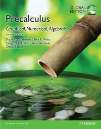 Cover image: Precalculus: Graphical, Numerical, Algebraic, SE, Global Edition 9th edition 9781292079455