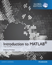 Omslagafbeelding: Introduction to MATLAB, Global Edition 3rd edition 9781292019390