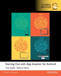 表紙画像: Starting Out With App Inventor for Android, Global Edition 1st edition 9781292080321