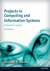 Omslagafbeelding: Projects in Computing and Information Systems 3rd edition 9781292073460