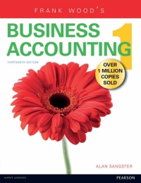 Cover image: Frank Wood's Business Accounting Volume 1 13th edn 13th edition 9781292084664