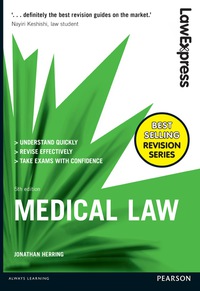 Cover image: Law Express: Medical Law 5th edition 9781292086903