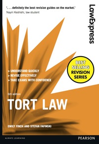Cover image: Law Express: Tort Law 6th edition 9781292086880