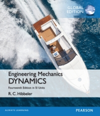 Cover image: Engineering Mechanics: Dynamics, SI Units, Global Edition 14th edition 9781292088723