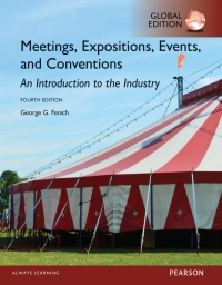 Cover image: Meetings, Expositions, Events and Conventions: An Introduction to the Industry, Global Edition 4th edition 9781292093765