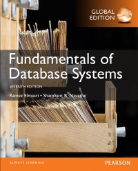 Cover image: Fundamentals of Database Systems, Global Edition 7th edition 9781292097619