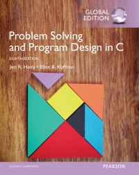 表紙画像: Problem Solving and Program Design in C, Global Edition 8th edition 9781292098814