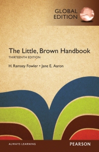 Imagen de portada: The Little, Brown Handbook, Global Edition 13th edition 9781292099477