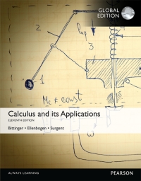 Omslagafbeelding: Calculus And Its Applications, Global Edition 11th edition 9781292100241